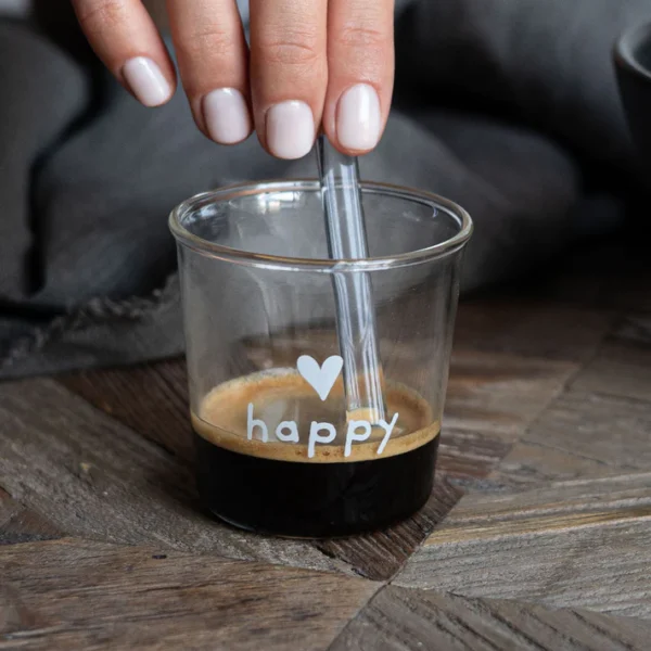 Simple Day Set 4 Bicchierini da Caffè "Happy" - immagine 2
