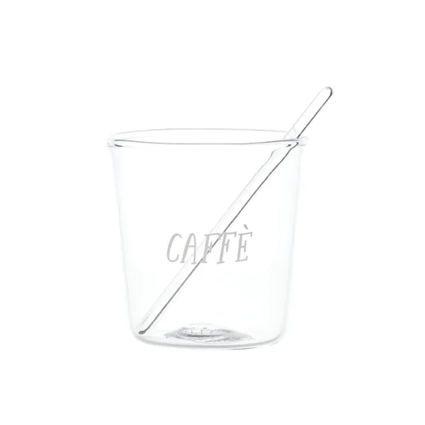 Simple Day Set 4 Bicchierini da Caffè "Caffè"