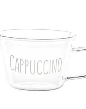 Simple Day Set 2 Tazze in Vetro "Cappuccino"