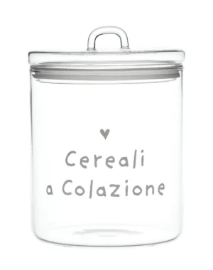 Simple Day Barattolo in Vetro "Cereali a colazione"