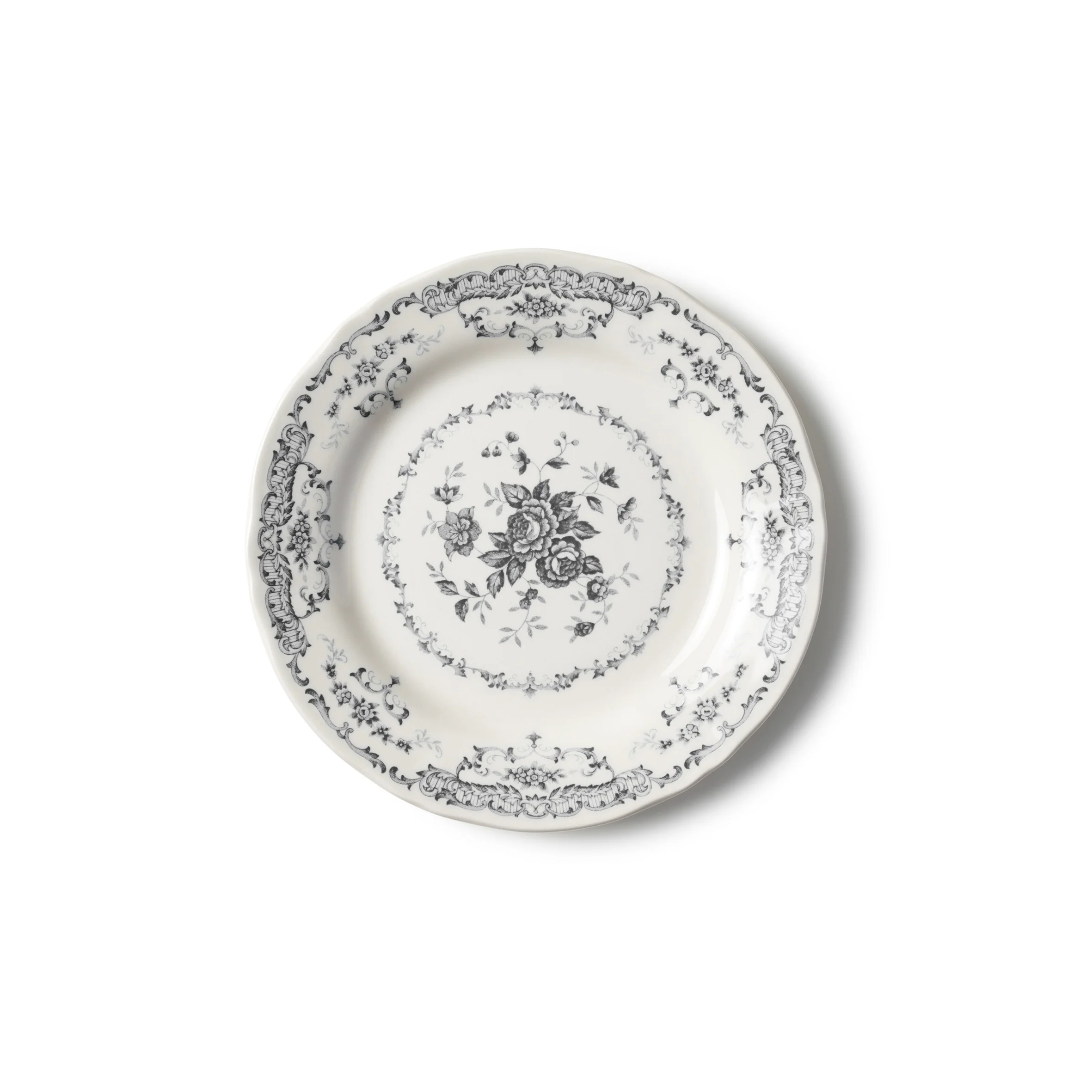 Servizio 6 posti tavola (18 pz) "Rose" nero Bitossi Home - immagine 2