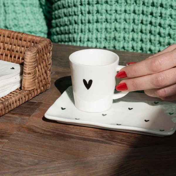 Simple Day Set 2 Tazzine Cuore Piccolo - immagine 2