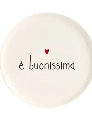 Piatto pizza "E' buonissima" Simple Day