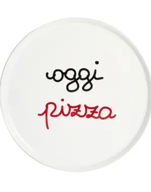 Piatto pizza "Oggi pizza" Simple Day