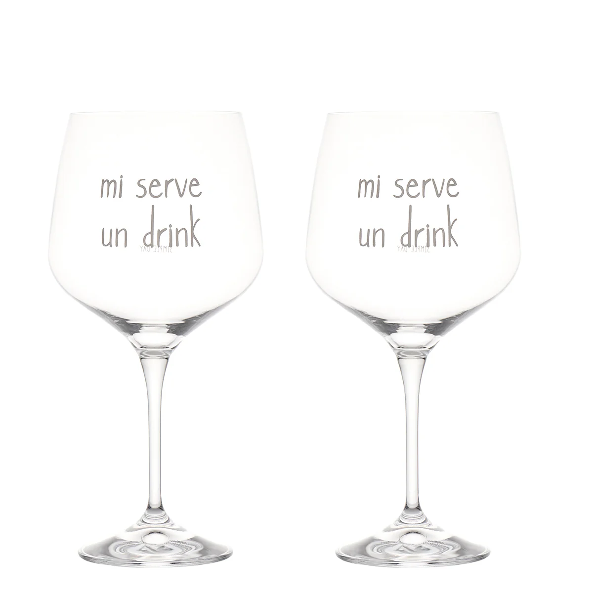 Set 2 calici cocktail "Mi serve un drink" 82cl