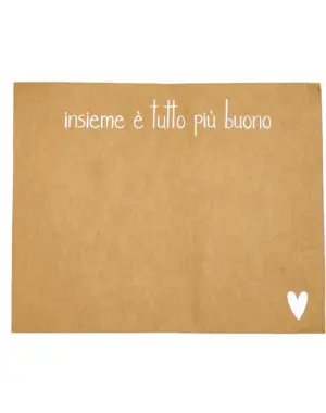 Simple Day Tovaglietta "Insieme tutto è più buono"