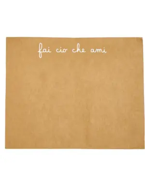 Simple Day Tovaglietta "Fai ciò che ami"