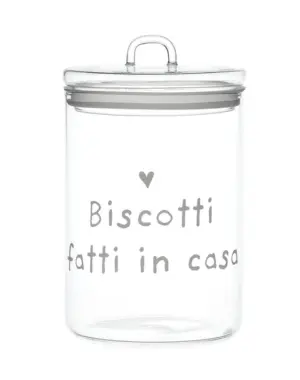 Simple Day Barattolo in Vetro "Biscotti fatti in casa"