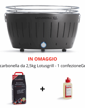LOTUS GRILL XL nuovo modello ANTRACITE
