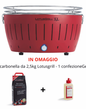 LOTUS GRILL XL nuovo modello ROSSO