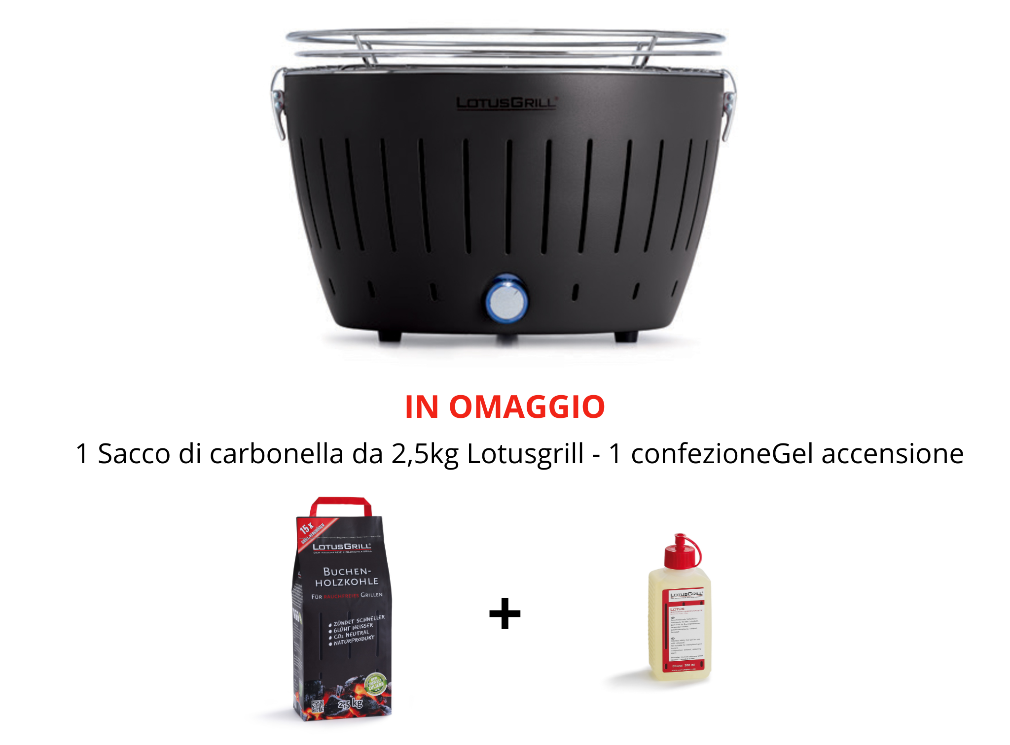 LOTUS GRILL nuovo modello ANTRACITE