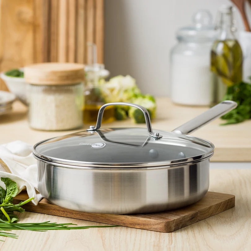 Greenpan Casseruola ibrida Apex con coperchio 24 cm - immagine 2