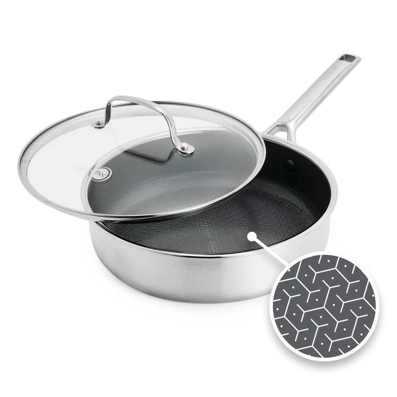 Greenpan Casseruola ibrida Apex con coperchio 24 cm